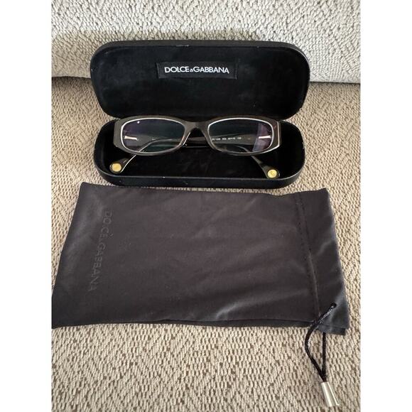 DOLCE & GABBANA Eyeglasses Frame Havana Tortoise Brown - Picture 1 of 8